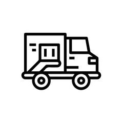 Truck icon symbol vector illustration
