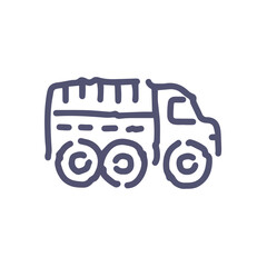 Truck icon symbol vector illustration
