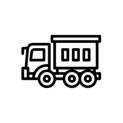 Truck icon symbol vector illustration
