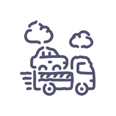 Truck icon symbol vector illustration
