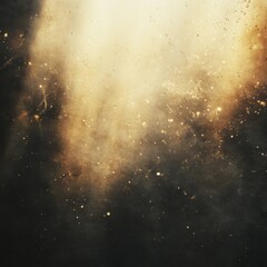 Abstract Background with Golden Dust and Light