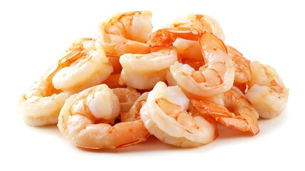 Pile of Freshly Cooked Shrimp