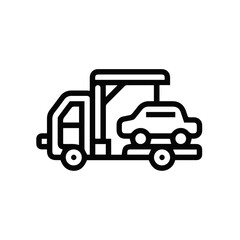 Truck icon symbol vector illustration
