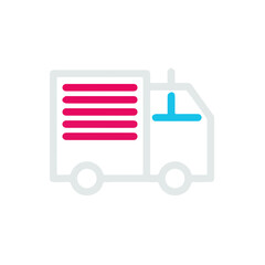 Truck icon symbol vector illustration
