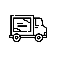 Truck icon symbol vector illustration
