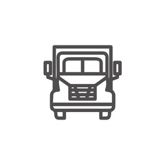 Truck icon symbol vector illustration
