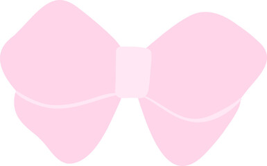 Fototapeta premium Coquette pink bow ribbon