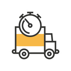 Truck icon symbol vector illustration
