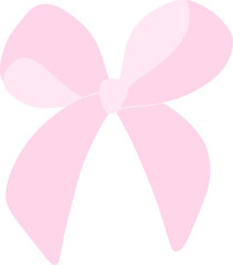 Coquette pink bow ribbon