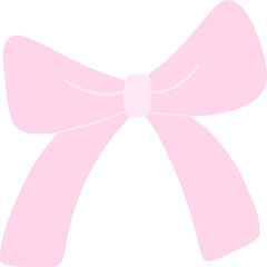 Coquette pink bow ribbon