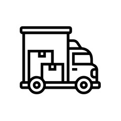 Truck icon symbol vector illustration
