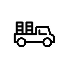 Truck icon symbol vector illustration

