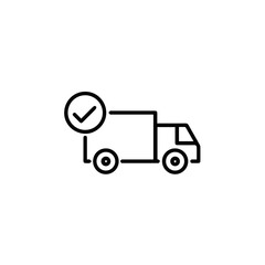 Truck icon symbol vector illustration
