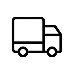 Fototapeta premium Truck icon symbol vector illustration 