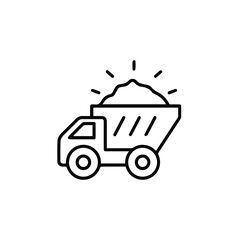 Truck icon symbol vector illustration

