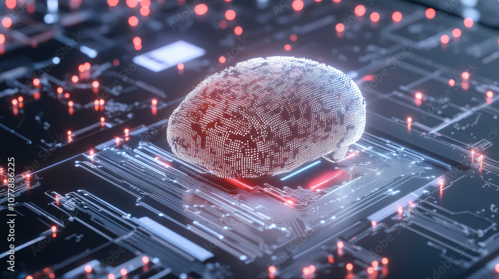 Poster ai brain processor for business decision support, enhancing strategic insights, optimizing operation