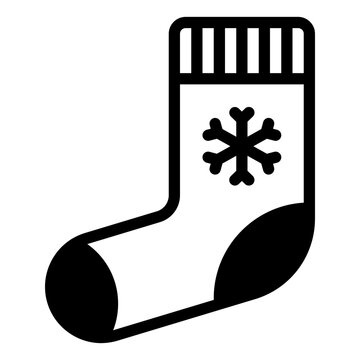 recommend clip art: Wool Socks winter vector icon illustration 