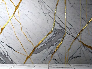 Marble texture backdrop with realistic veins and colour variations, featuring smooth patterns in natural colour. Perfect for backgrounds, design projects, and product placement.