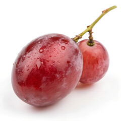 cherries isolated on white