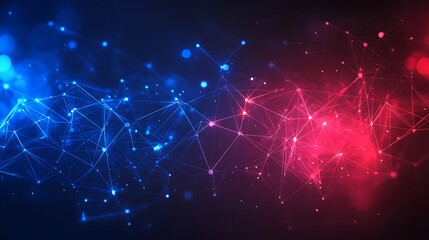 Abstract social network background with interconnection