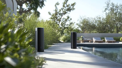 Outdoor Speakers by the Pool