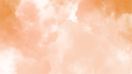 Fototapeta premium Abstract orange watercolor background.Hand painted watercolor. vector