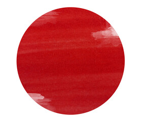 element minimal watercolor painting texture abstract background round red japanese asian style png.