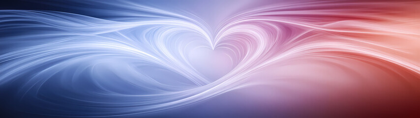 A heart in bright colors. abstract, purple background with heart.  Valentine or birthday or Mother's Day concept. Generative AI	