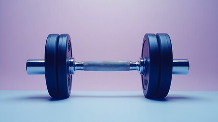 Naklejka premium Minimalist Dumbbells for Urban Fitness