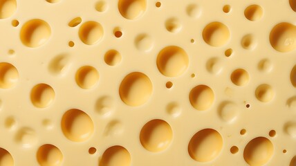 Highly detailed, macro close-up photograph of a rich, creamy cheese texture in extremely high resolution