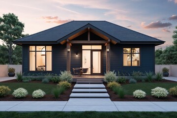 Sustainable Bungalow Design with Passive Solar Techniques for Home Optimization