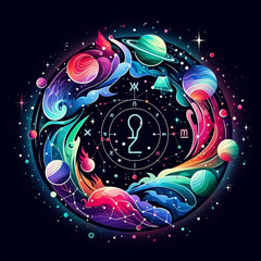 Celestial Zodiac Emblem
