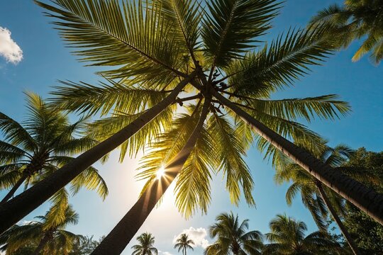Three Dimensional Sunlight Patterns from Tropical Tree Branches