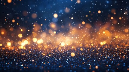 Fototapeta premium Abstract glittering lights background with bokeh blur