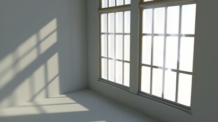 Realistic Window Light and Shadow - a striking and atmospheric visual. The interplay of light and shadow creates a dynamic and inviting ambiance, enhancing the realism of the scene.
