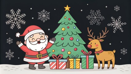 All object of Christmas-themed