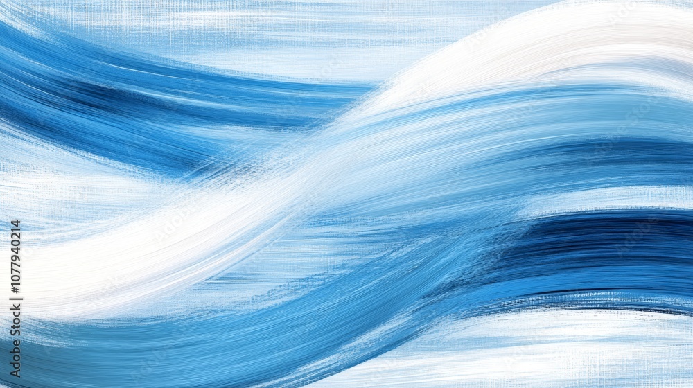 Poster abstract blue and white background design for modern minimalist projects with subtle gradient