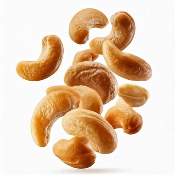 Cashew nut isolated, Castanha de Caju , granola