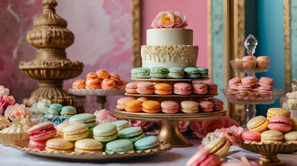 Naklejka premium cake with candles