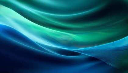 Obraz premium Soft, green and blue gradient creates a minimalist, abstract design