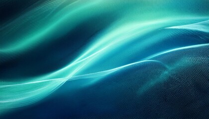 Fototapeta premium Minimalist abstract design with a soft, natural green and blue gradient