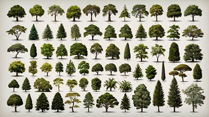 Tree Package A collection of various trees for architects to find ideas from here.