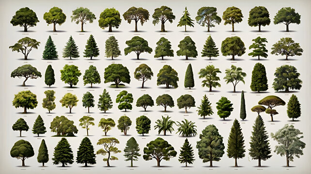 Tree Package A collection of various trees for architects to find ideas from here.