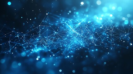 Obraz premium Abstract social network background with interconnection