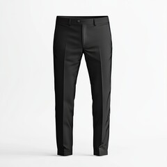 realistic high quality black pants mockup isolated 