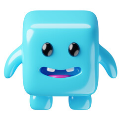 Monster Cube 3D Chibi Character
