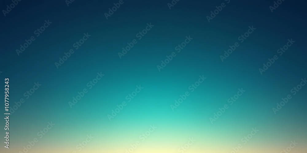 Poster abstract gradient background in blue and yellow colors.