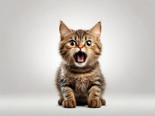 Obraz premium beautiful cat abstract animal concept