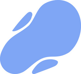 Abstract Liquid shapes set Isolated Flat Vector background illustration. Minimal curvy design Modern template with place for text. Geometric graphic elements. Vector illustration