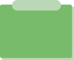 green sheet of paper